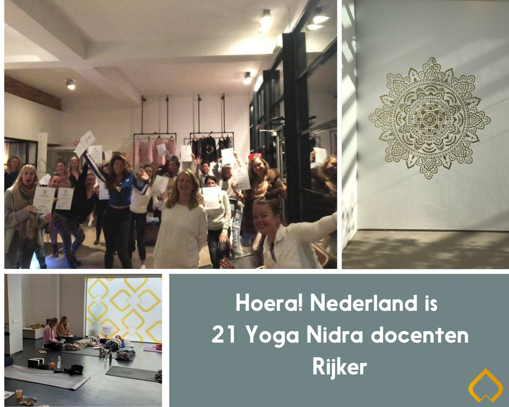 Hoera! Nederland 21 Yoga Nidra docenten rijker.