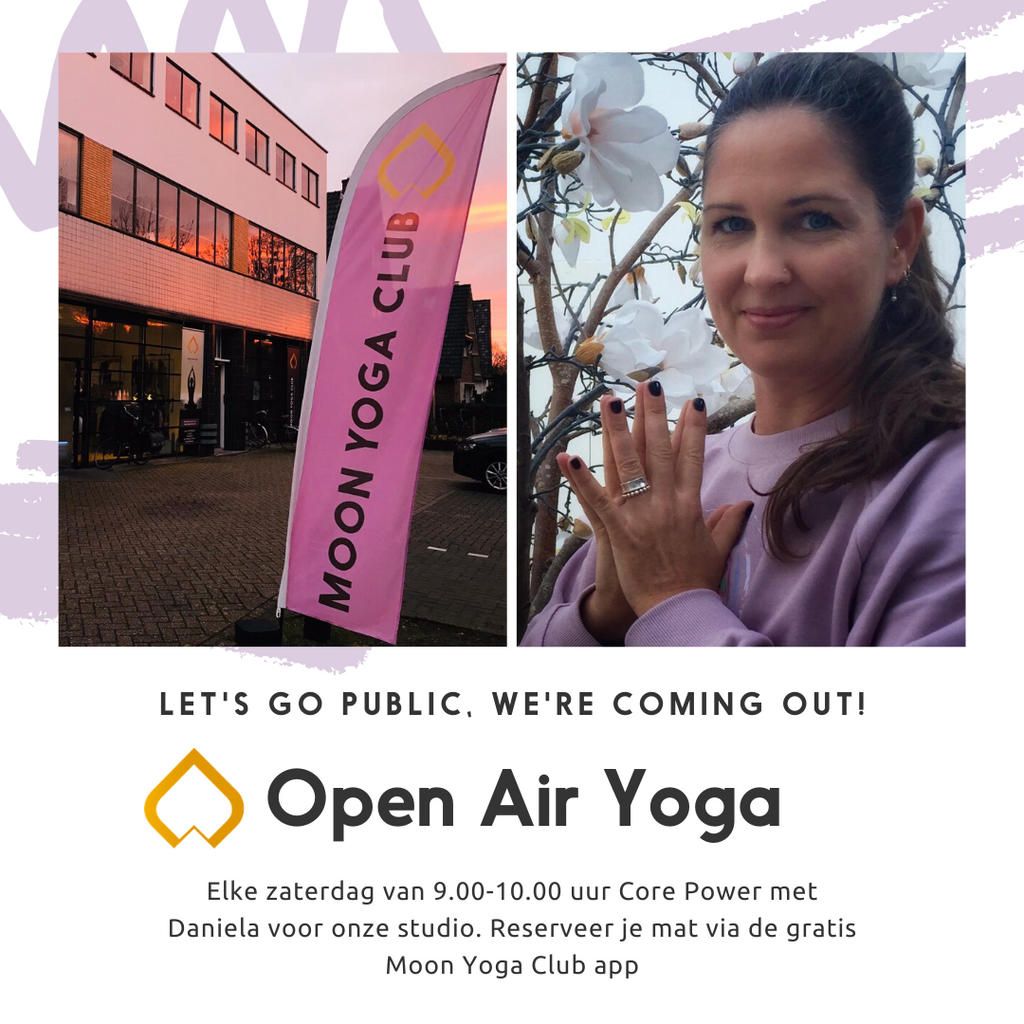 Let's Go Public. We're coming out! Open Air Yoga
