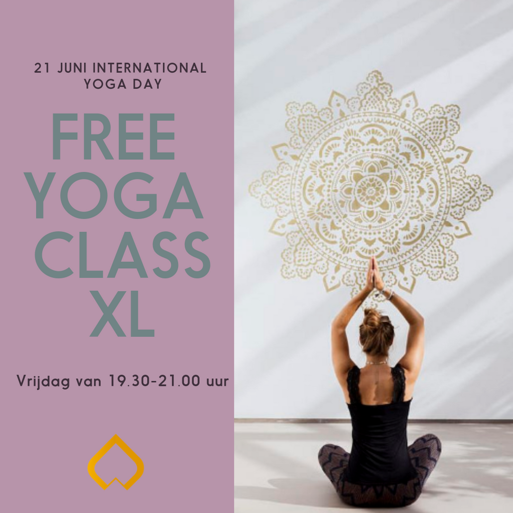 21 juni Free Yoga Class International Yoga Day