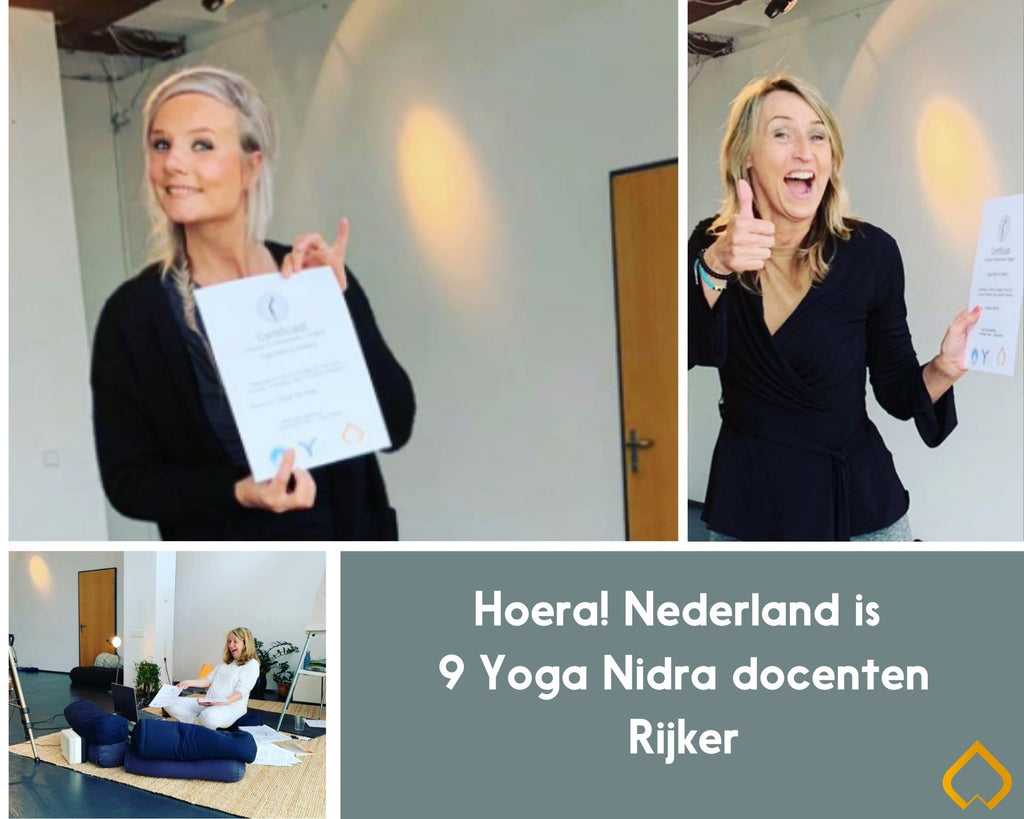 Nederland is negen Yoga Nidra docenten rijker!