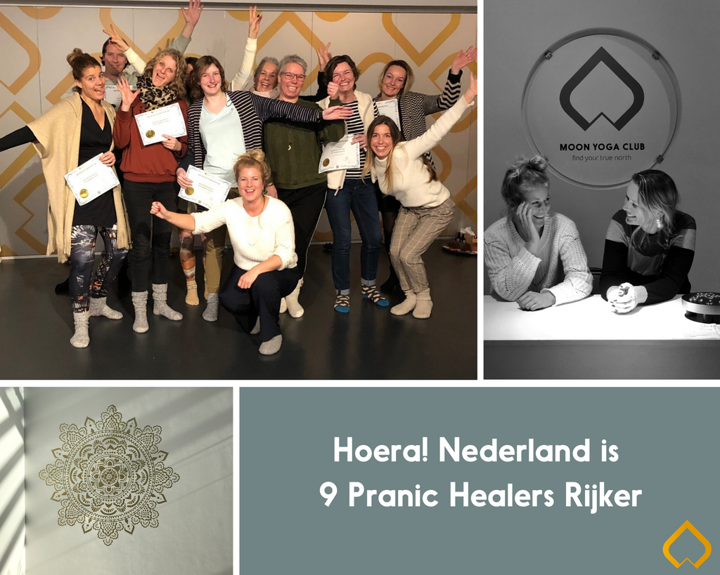 Hoera! Nederland is 9 pranic Healers rijker.