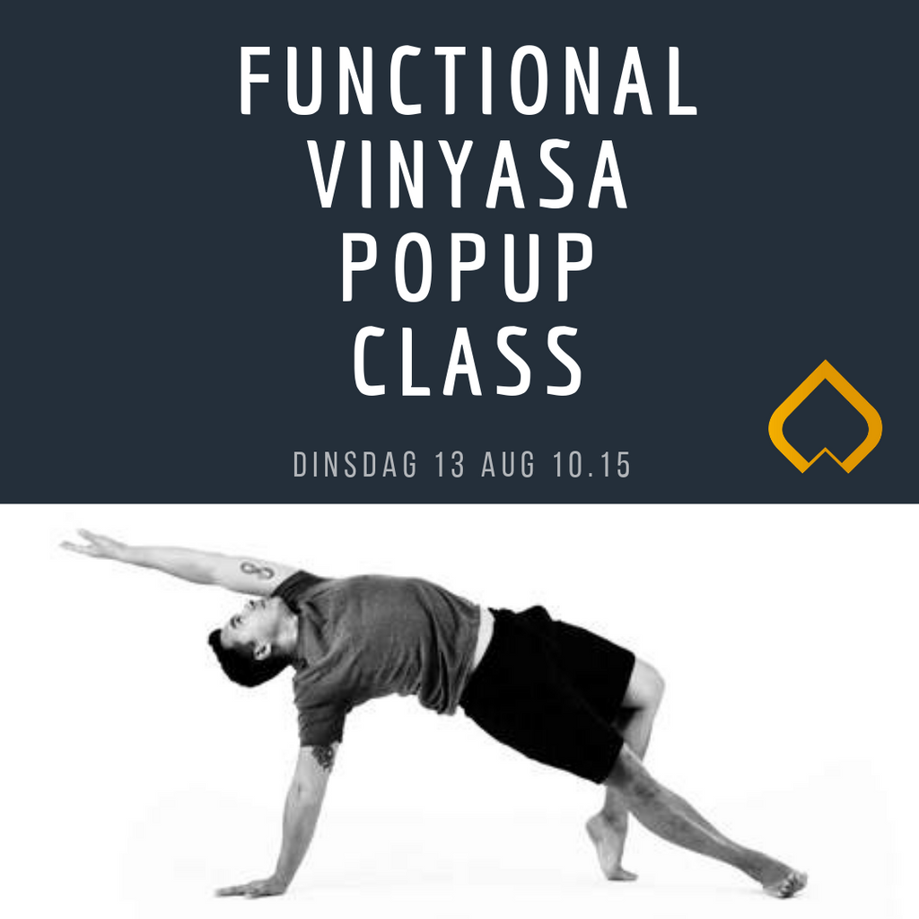 13 augustus: Popup functional Vinyasa class by Marcel van de Vis
