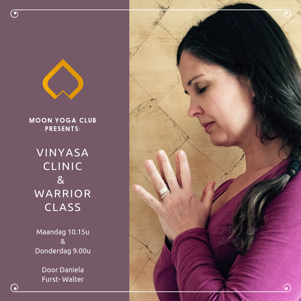 Nieuw! Vinyasa Clinic en Warrior Class